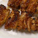 やきとり健歩゛ - 鶏皮。タレ。