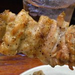 やきとり健歩゛ - くび。塩。リフト(^-^)/