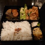 日本橋 味道楽 - 日替り弁当　この日は豚焼肉(21-06)