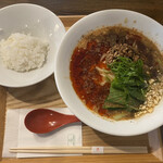 稲庭中華そば - 冷やし坦々麺　追い飯つき