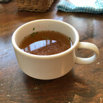 マロ カフェ - スープ付き