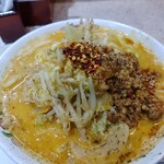 餃子の王将 - 野菜たっぷり担々麺¥750　担々麺というよりは、辛いタンメン。辛さも山椒のしびれる辛さ！