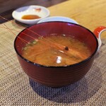 せかい鮨 - 海老の味噌汁