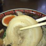 ますや本店 - 薄いバラチャーシュー