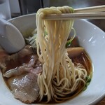 ラーメン酒場 天狗 - 細麺♪