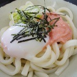 あおき - 温玉たらこバターうどん（小：410円）