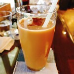 古民家cafe ほっこり - アイスコーヒー ミルク入