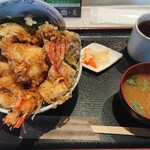 Tenyoshi - 海老ざんまい天丼¥1650-