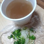 Yakitori Toriichi - テイクアウトの鶏ガラスープ