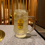 とり焼 げんき - 角ハイボール メガジョッキ