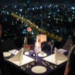 スカイラウンジ エアシップ - 51階からの大阪の夜景は最高級(ノ∇≦*)