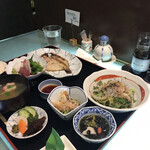 海幸楽膳 釜つる - 海幸膳、本日の旬魚はエボダイ