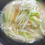 Kurumaya Ramen - 野菜ラーメン（塩味）、アップ
