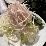 博多もつ鍋 やま中 赤坂店 - 野菜盛り