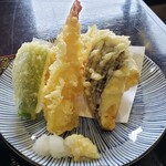 海鮮料理 法水 - 法水定食の天婦羅