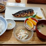 さち福やCAFE - 鯖の一夜干し定食 1180円