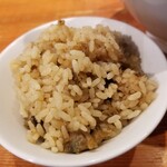 麺屋 六感堂 - アサリと生姜の炊き込みご飯