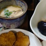 金浦温泉 学校の栖 - 茶碗蒸しと煮物