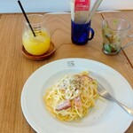 ミナモ カフェ - カルボナーラ