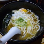 かな福 - 2012.10.6 月見うどん