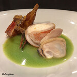 カーサ・デル・チーボ - ｷﾁｼﾞのｲﾝﾎﾞﾙﾃｨｰﾆと蛤のZuppa di pesce