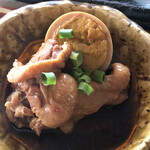 Shougaryourishouga - 日替りランチのお惣菜② 手羽元と玉子の生姜旨煮