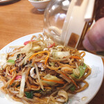 新華園 - お酢を3周〜♪