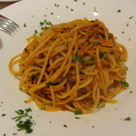 トラットリア イル シレーネ - 辛いサラミでさらに辛い、けど美味い変わりぺぺロンチーネ