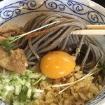 たぬきときつね - 料理写真:卵黄トッピング