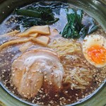 キッチンTanaka - 京都背油系ラーメンアップ