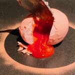 ライラ - バラのムースと苺のソース