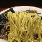 南木商店 - とんこつらあめん、細麺