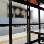 たつみ食堂 - 店から水戸街道（国道６号線）