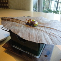 妙見石原荘 食菜石蔵 - 新銀杏の朴葉焼き