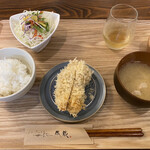 とんかつ成蔵 - 成蔵さんの定食、お肉は熟成TOKYO−Xのリブロース