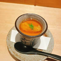 鮨 こしかわ - ウニ乗せ豆腐！