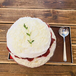 サカノウエカフェ - マスカルバーブ　1,500円