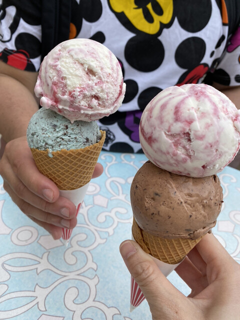 アイスクリームコーン Ice Cream Cones 東京ディズニーランド ステーション アイスクリーム 食べログ