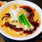 麺の風 祥気 - 味玉坦々