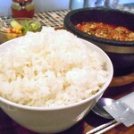 コッテジ - 大盛ご飯