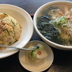 ほたる - 炒飯と塩ラーメン