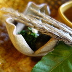 東京 芝 とうふ屋うかい - 菊菜胡桃和え