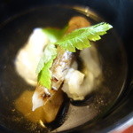 東京 芝 とうふ屋うかい - 鱧松茸