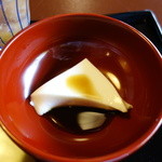 東京 芝 とうふ屋うかい - 黒蜜とうふ