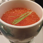 味乃 じゃんぼ - 【訪問３回目】得意の茶わん蒸し（この日はいくらが載ってました）