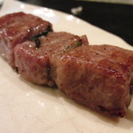 味乃 じゃんぼ - 【訪問３回目】山形牛（銘柄を忘れてしまいました・・）の串焼き