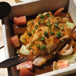 柏ノ木 - 蒸し鶏の冷菜・怪味鶏〜胡麻ソース