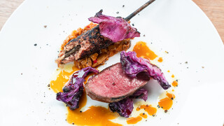 Musai An Ikeda - Roasted Lamb Shoulder and Skewered Ground Leg Meat (Kuro-moji) from Sugadaira Kogen Te-Davos Farm