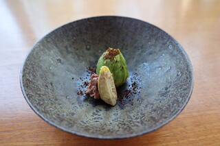 Musai An Ikeda - Rillette of Tsuki no Wa Kuma wrapped in Fuki no Tō