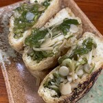 Izakaya Hamachan - 油揚げメカブはさみ焼き